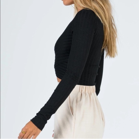 Princess Polly Abigal Top in Black Size 4 - Picture 5 of 14